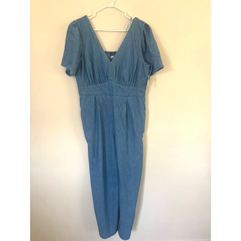 Old Navy Blue Jumpsuit - Picture 2 of 9